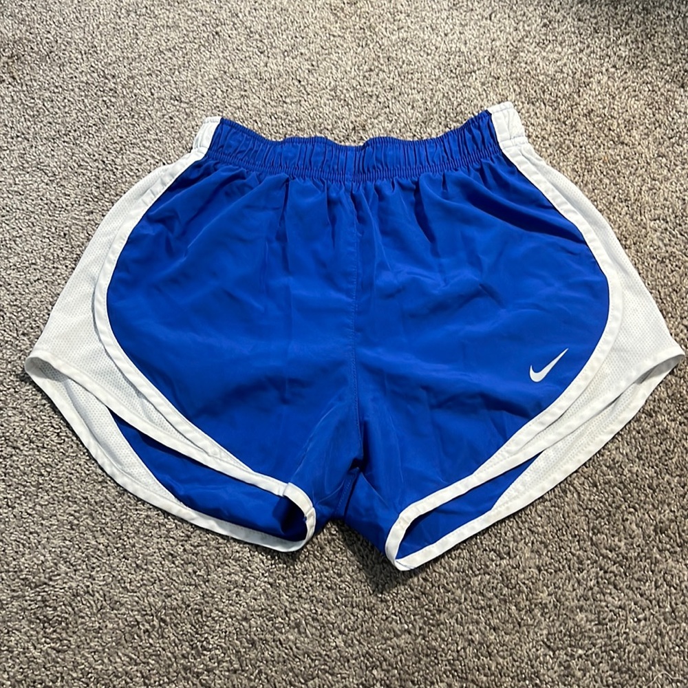 blue nike shorts
